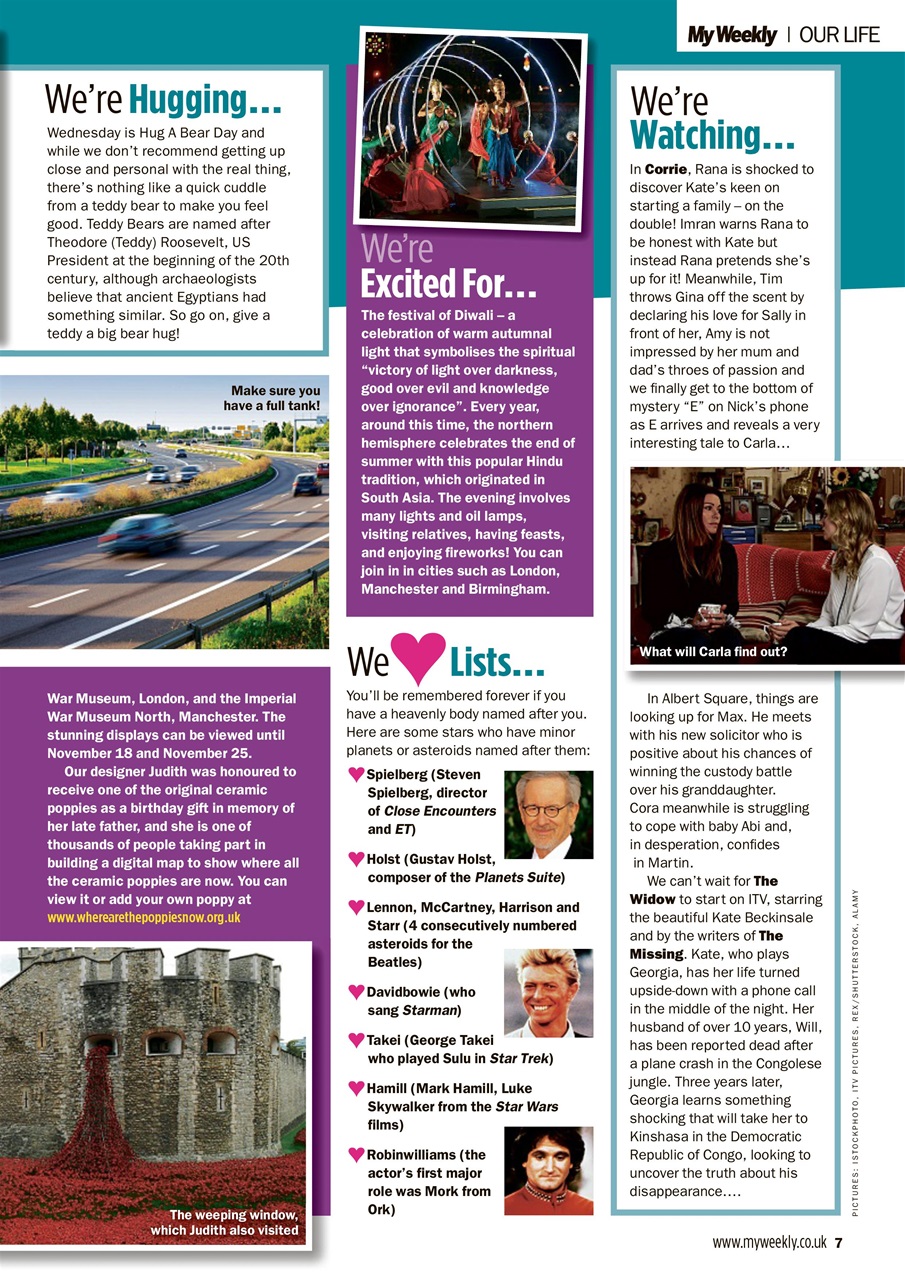 My Weekly Preview Pages