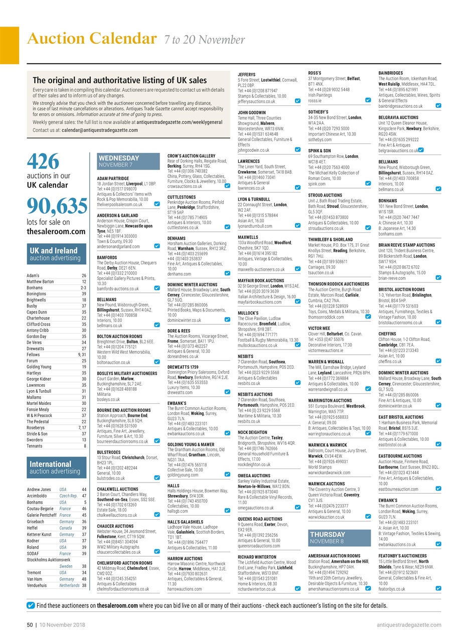 Antiques Trade Gazette Preview Pages