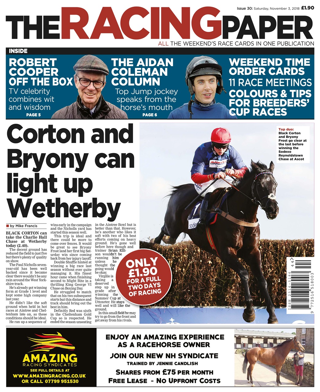 The Racing Paper Preview Pages