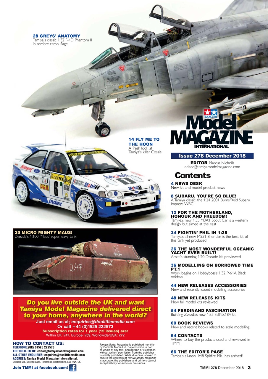Tamiya Model Magazine Preview Pages