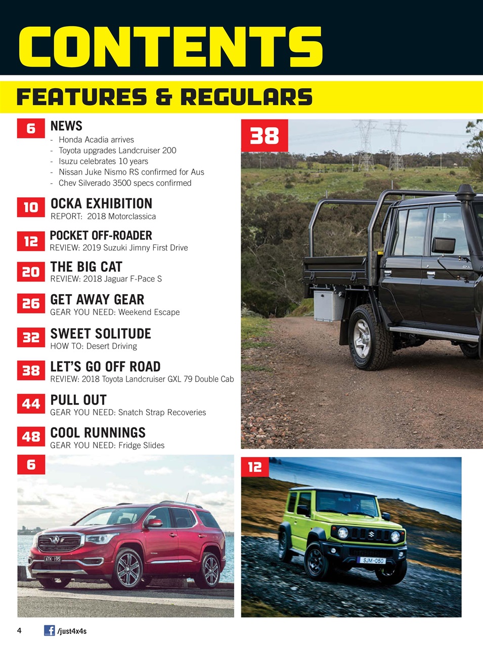 JUST 4X4S Preview Pages