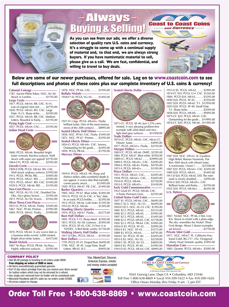 COINage Magazine Preview Pages