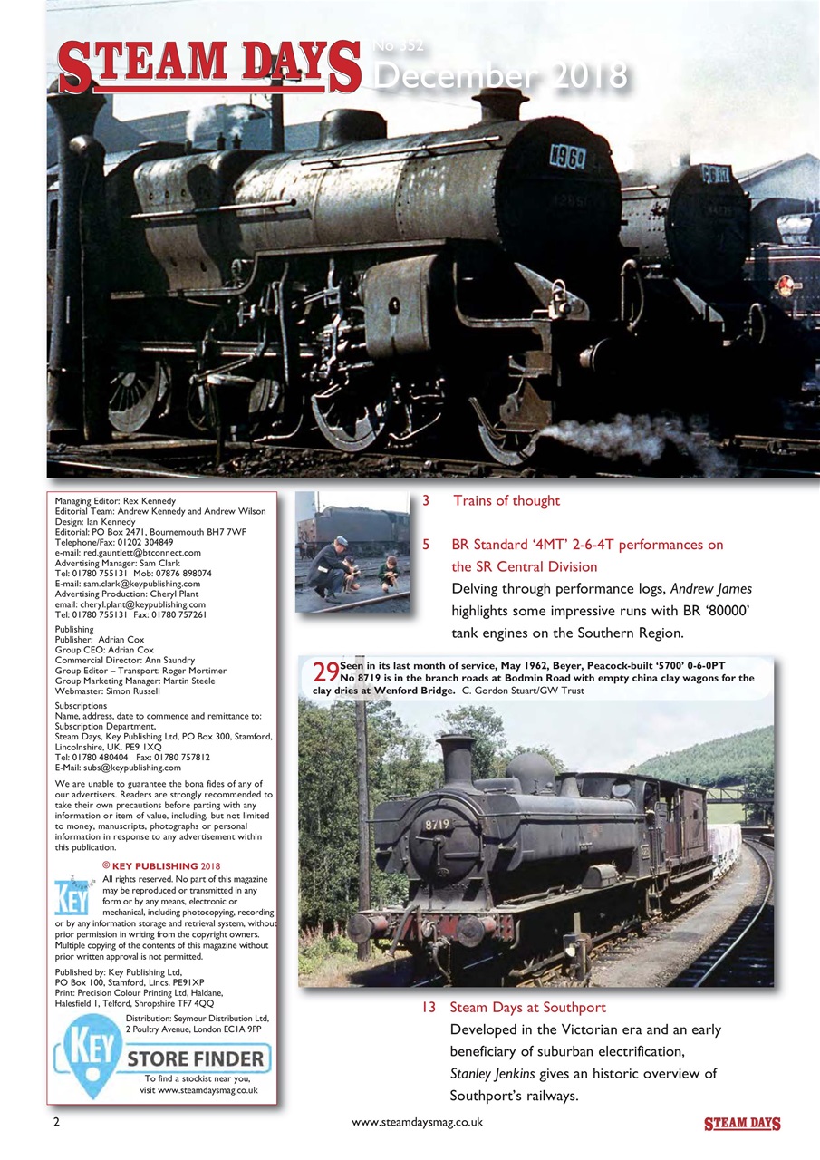 Steam Days Preview Pages