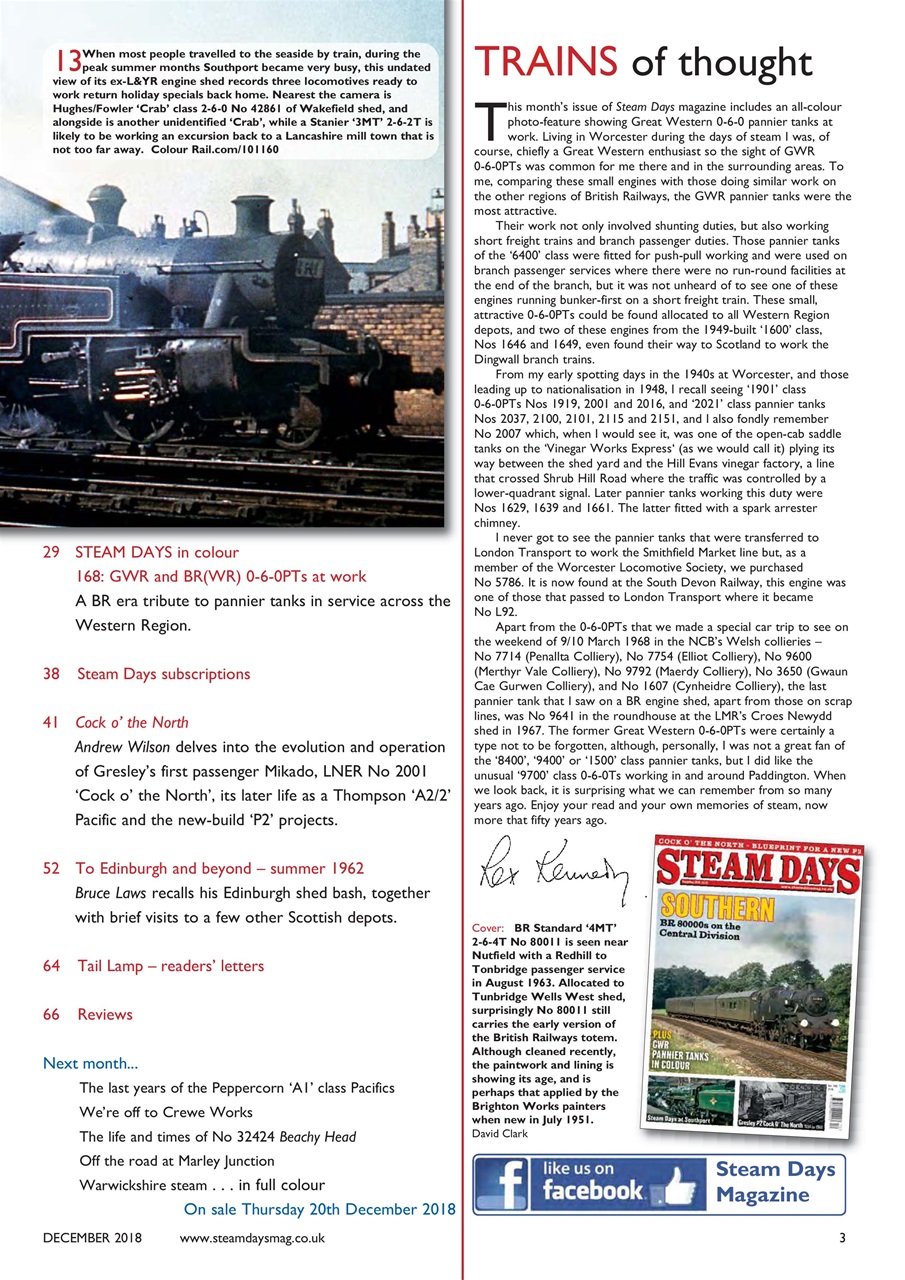 Steam Days Preview Pages