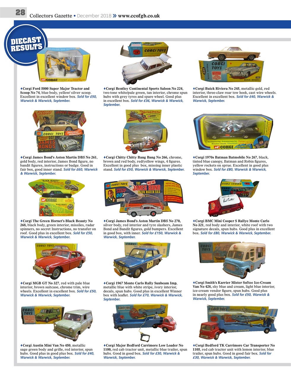 Collectors Gazette Preview Pages