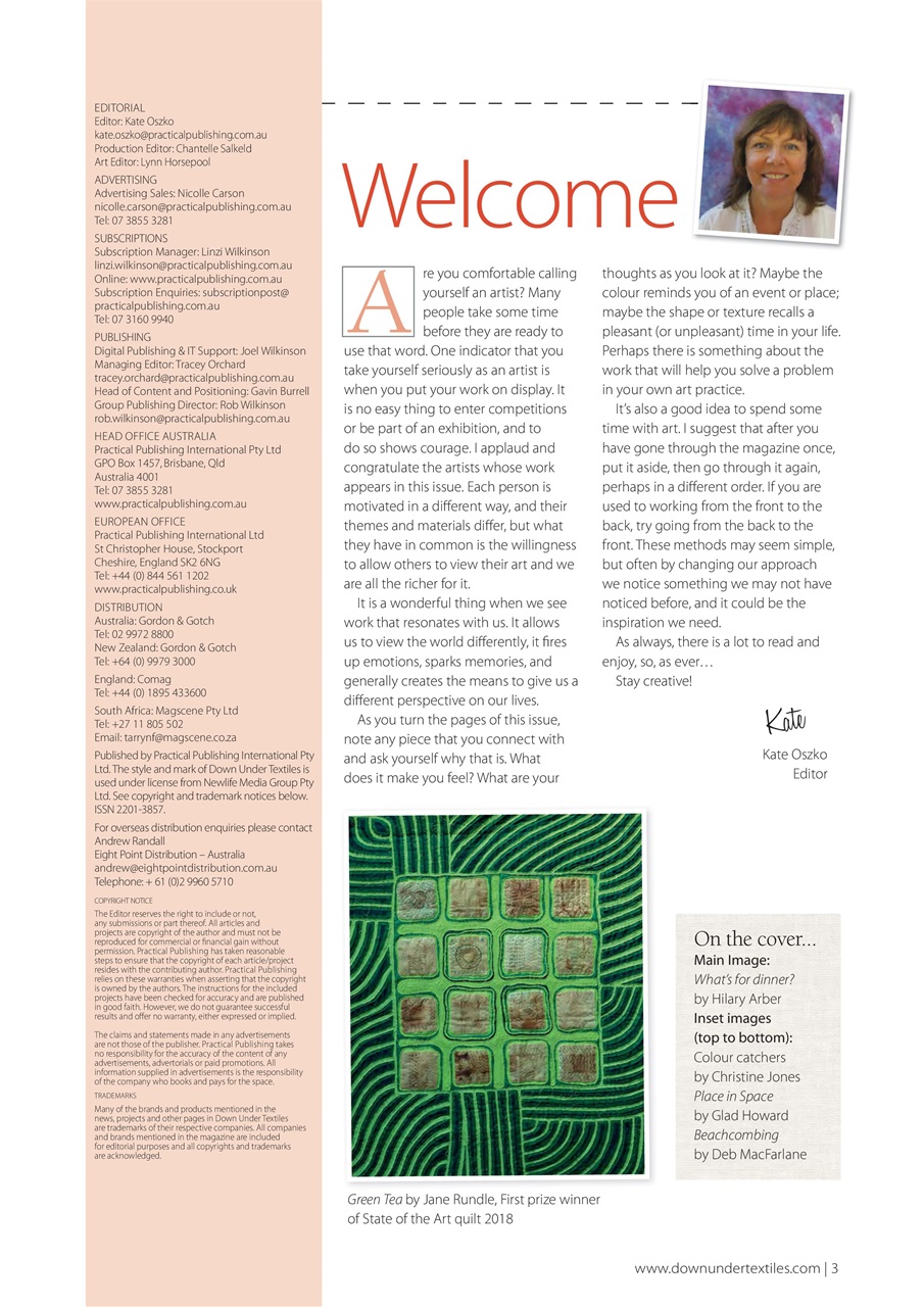 Down Under Textiles Preview Pages