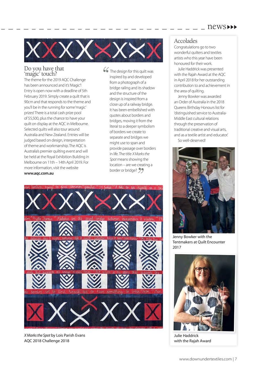 Down Under Textiles Preview Pages