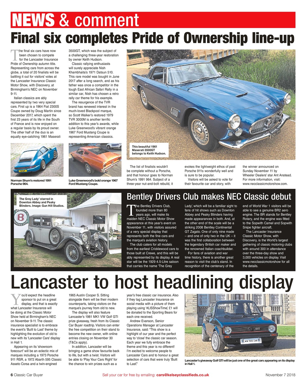 Classic Car Buyer Preview Pages