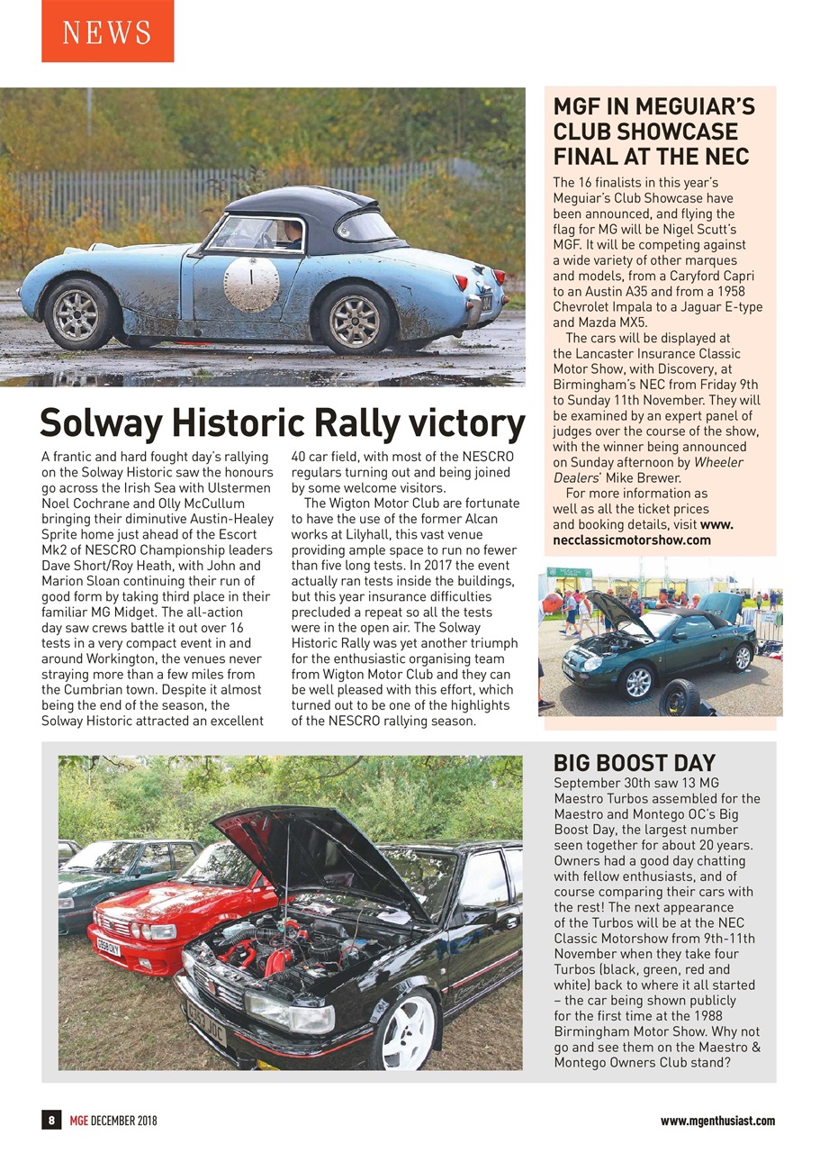 MG Enthusiast Preview Pages