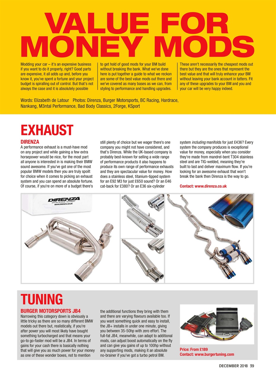Performance BMW Preview Pages