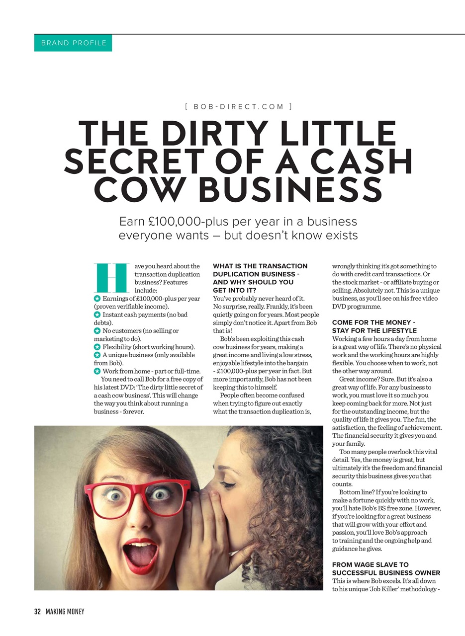 Making Money Preview Pages