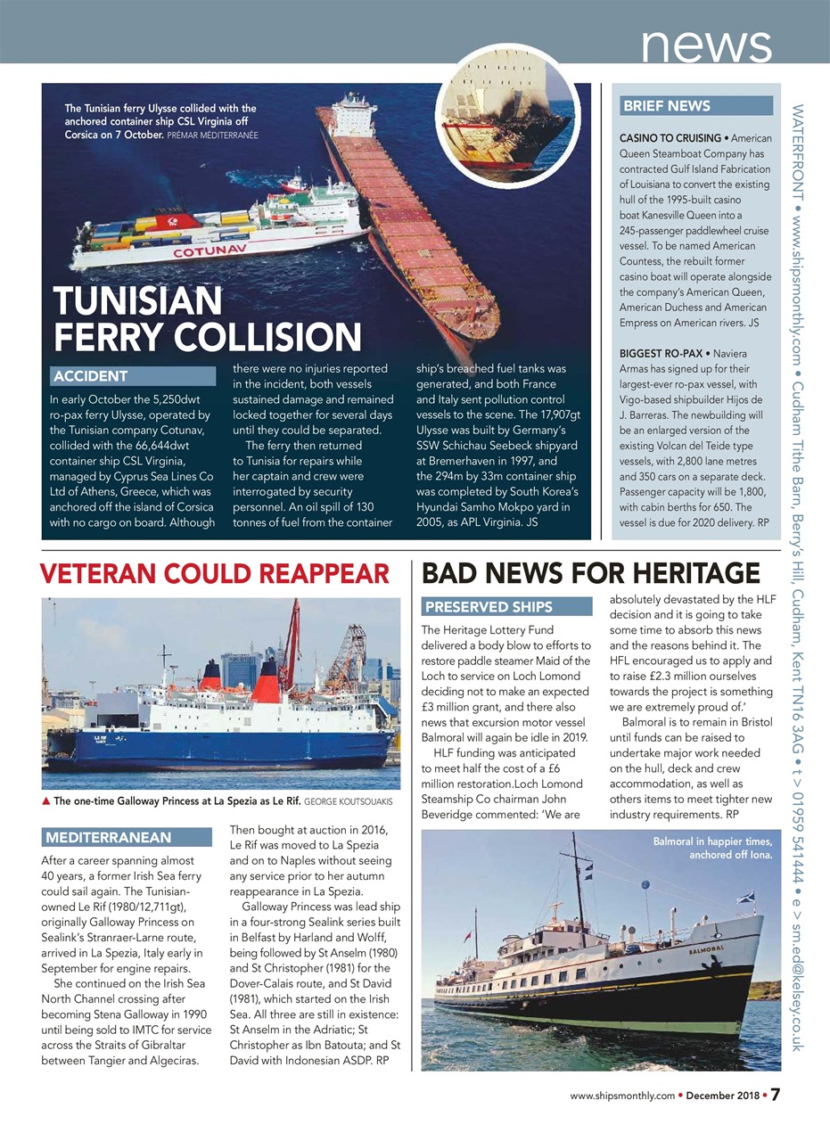 Ships Monthly Preview Pages