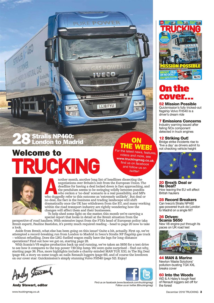 Trucking Magazine Preview Pages