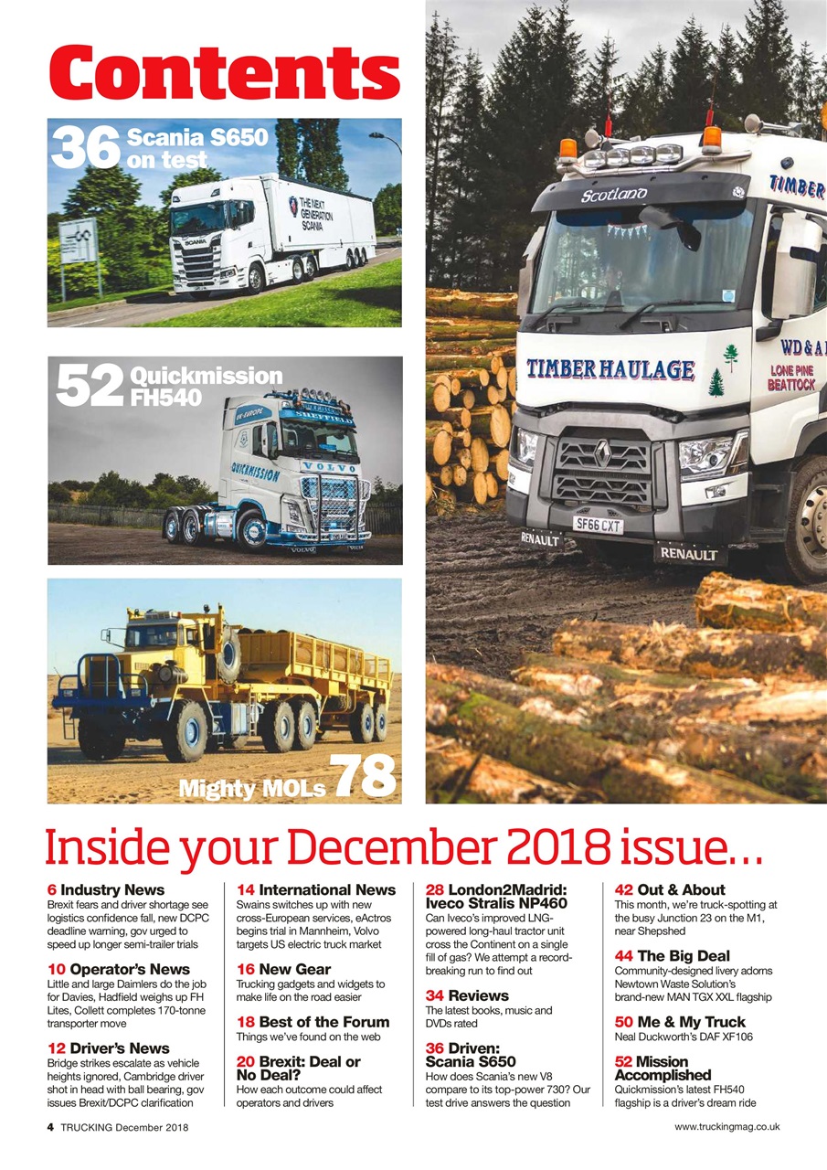 Trucking Magazine Preview Pages
