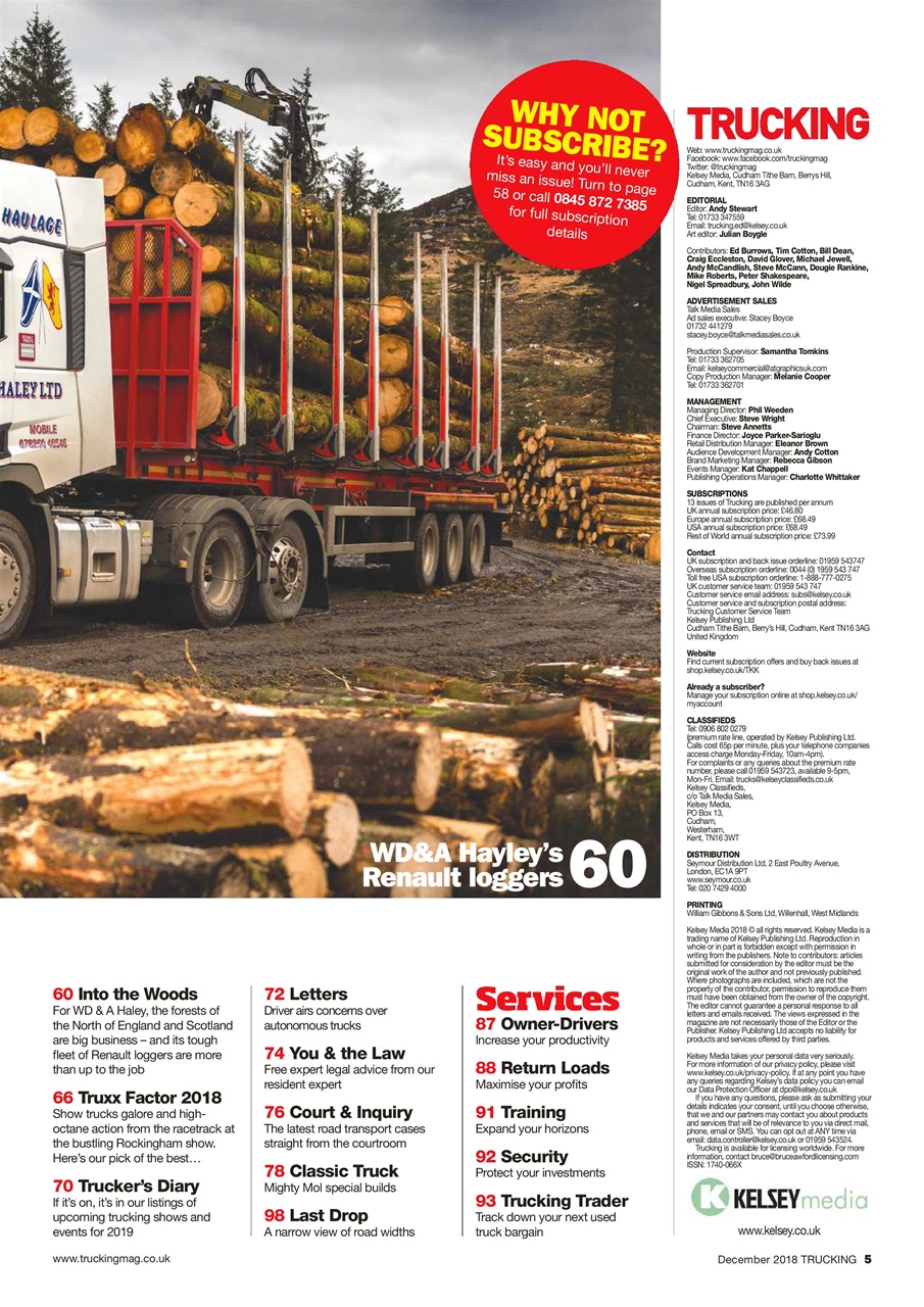 Trucking Magazine Preview Pages