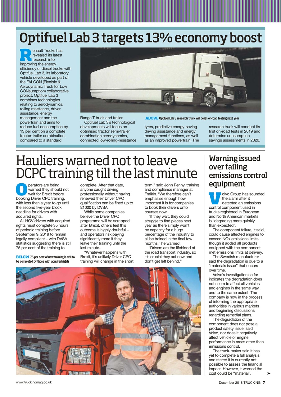 Trucking Magazine Preview Pages