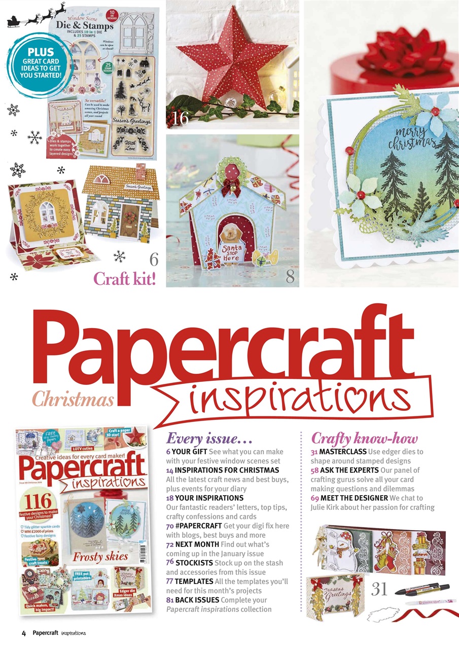 Papercraft Inspirations Preview Pages