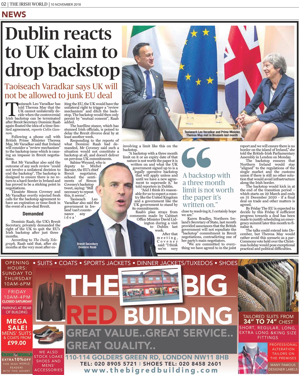 Irish World Preview Pages