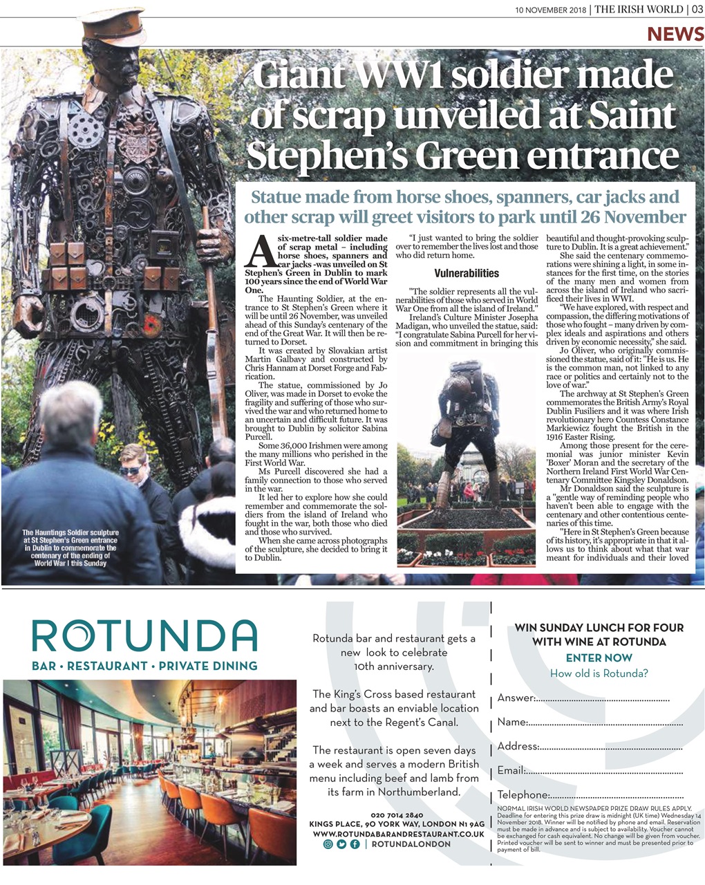 Irish World Preview Pages