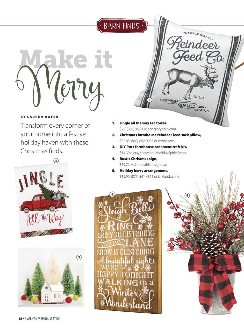 American Farmhouse Style Preview Pages
