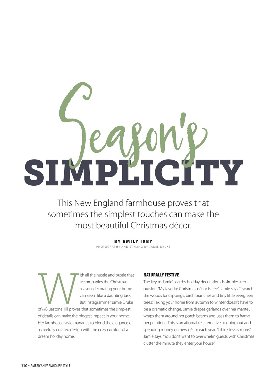 American Farmhouse Style Preview Pages