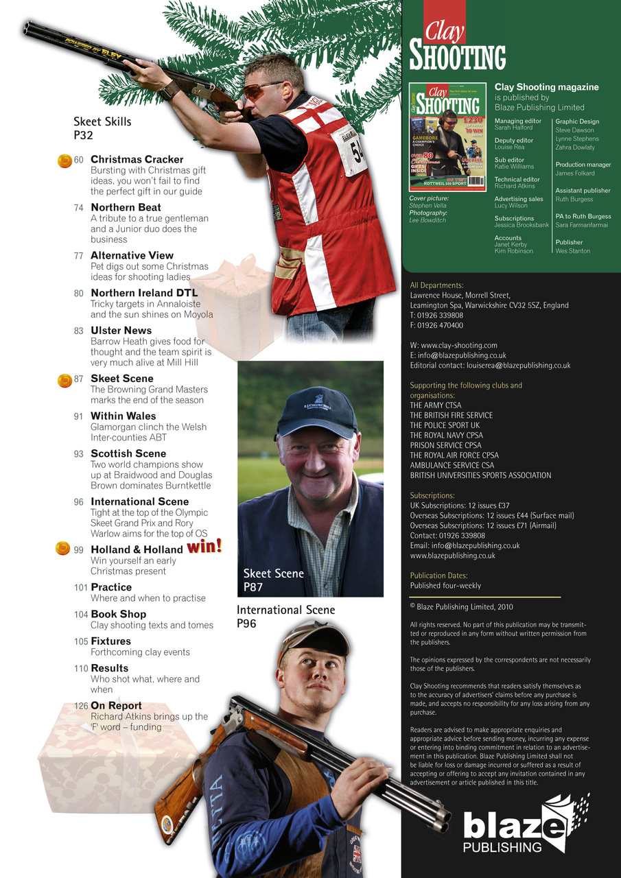 Clay Shooting Preview Pages