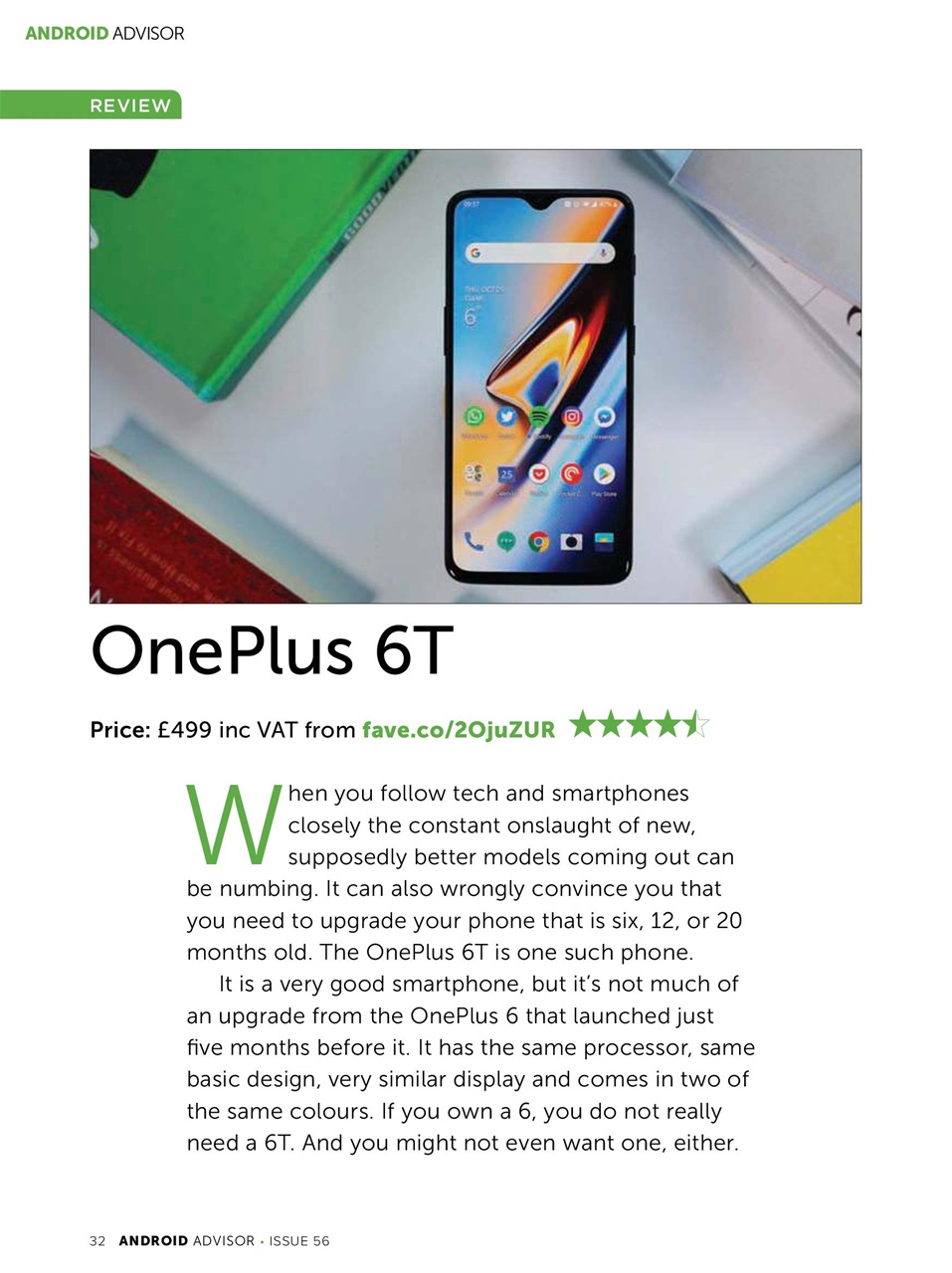 Android Advisor Preview Pages