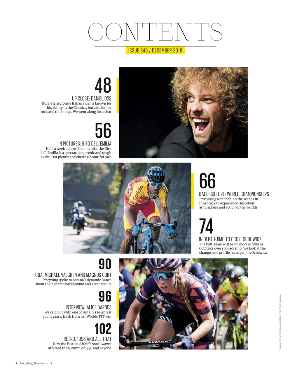 Procycling Preview Pages
