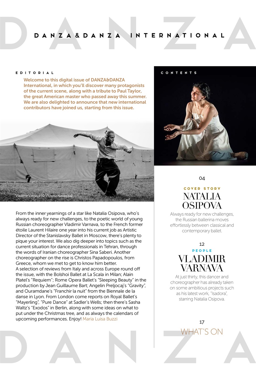 DANZA&DANZA International Preview Pages