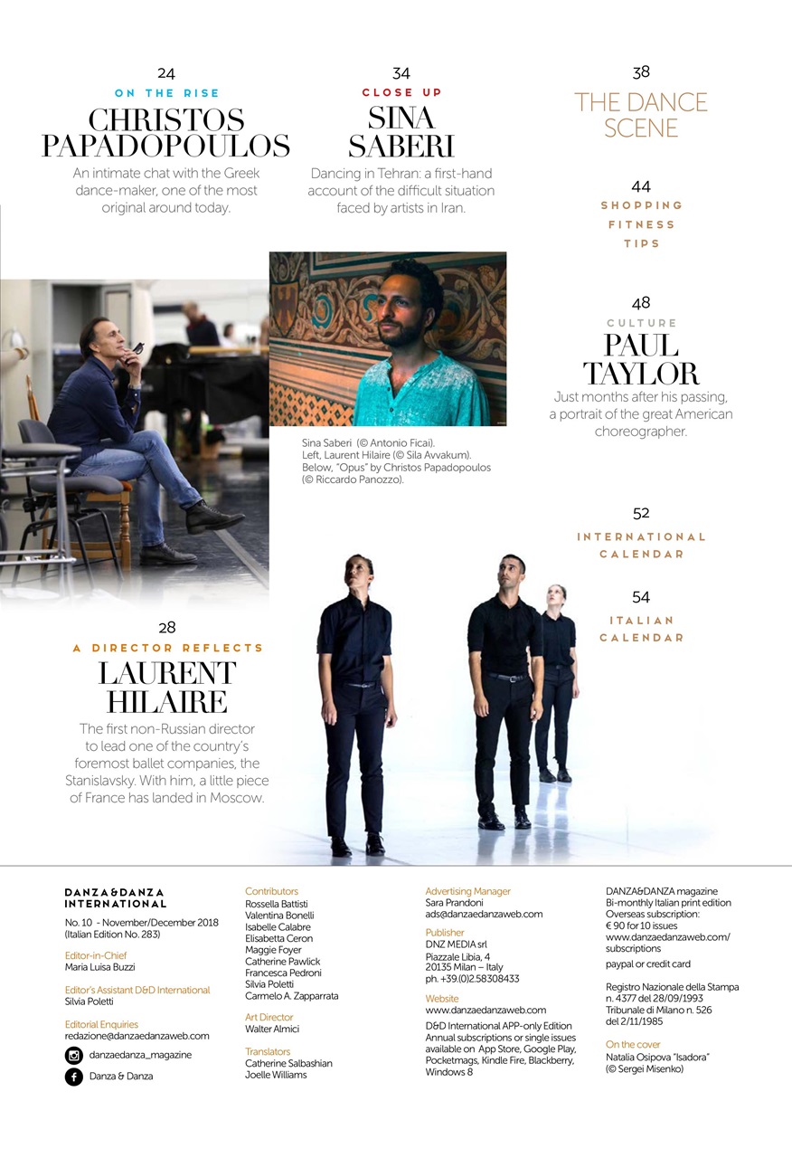 DANZA&DANZA International Preview Pages
