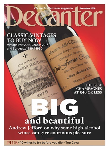 Decanter issue December 2018