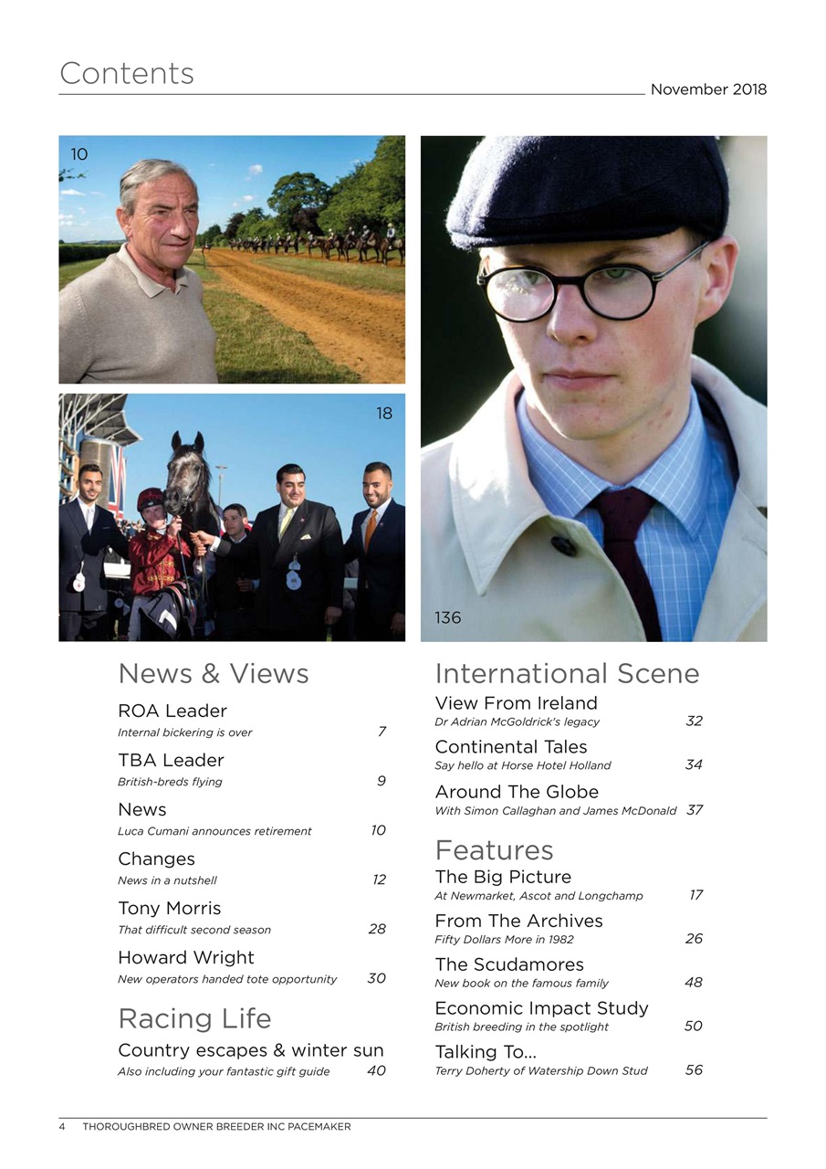 The Owner Breeder Preview Pages