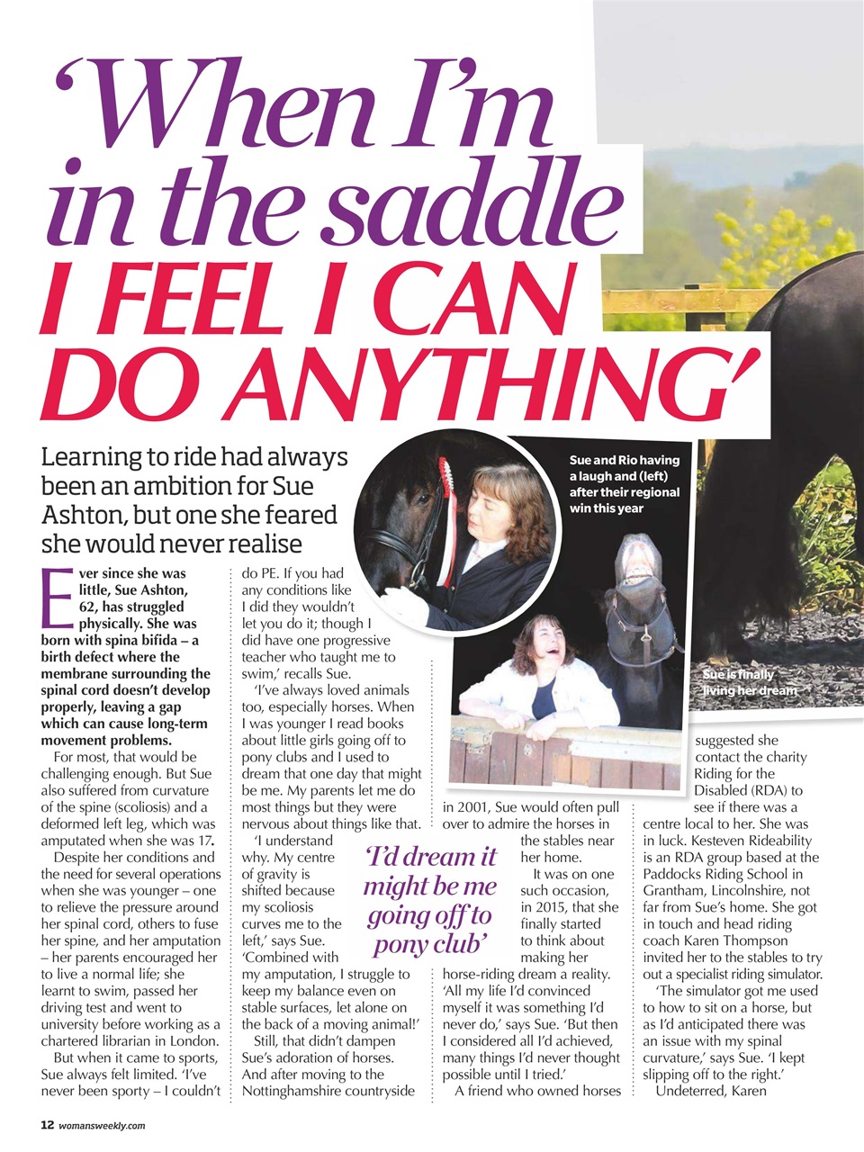 Woman's Weekly Preview Pages