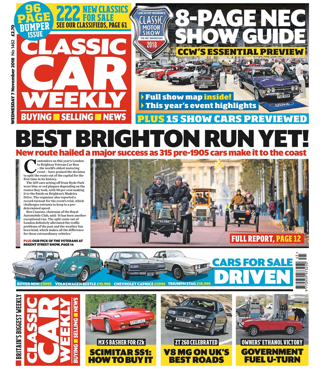 Classic Car Weekly Preview Pages