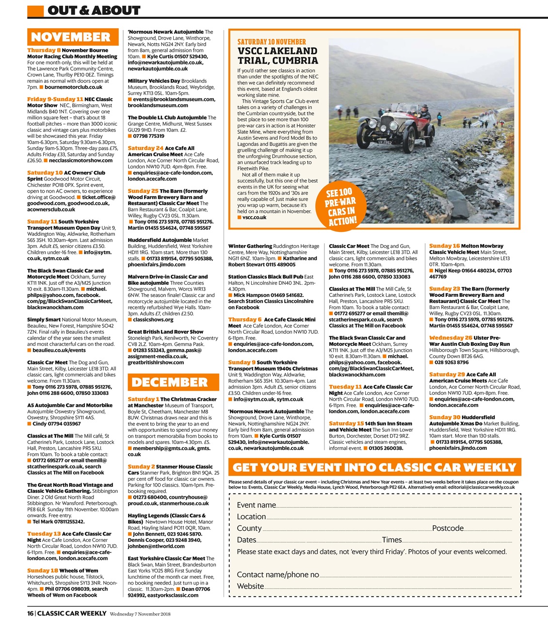 Classic Car Weekly Preview Pages