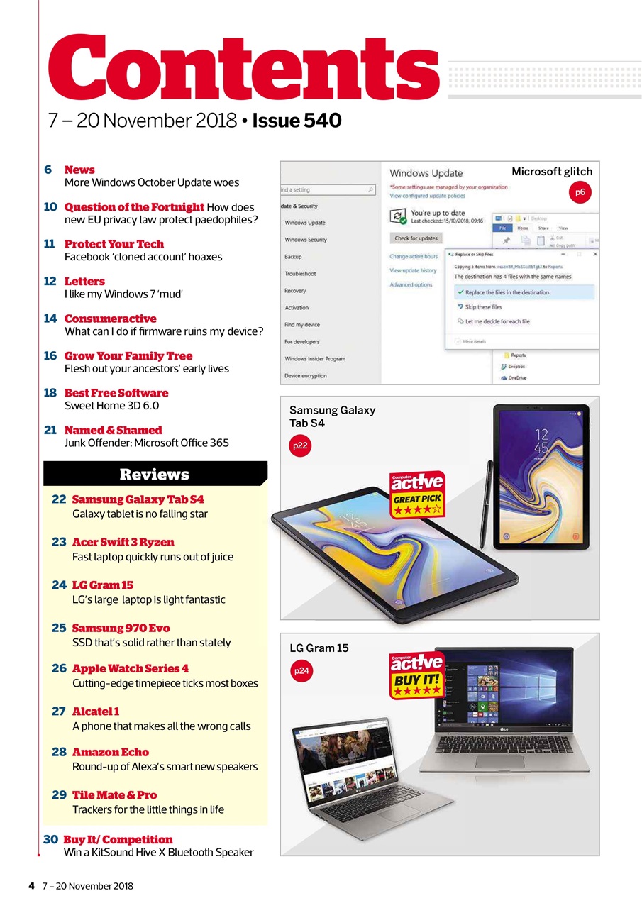 Computer Active Preview Pages