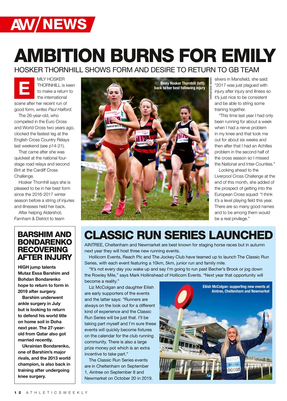 AW – Athletics Weekly Magazine Preview Pages