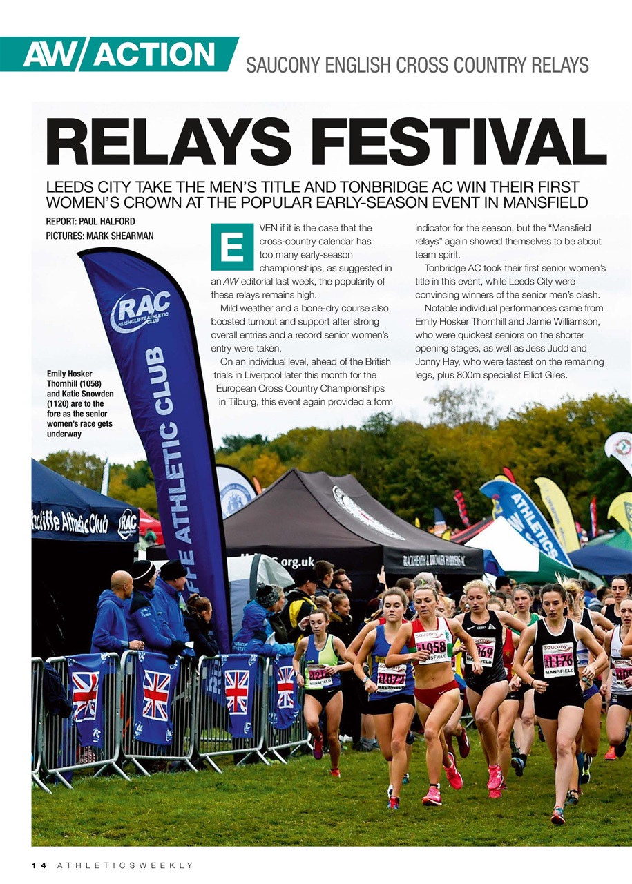AW – Athletics Weekly Magazine Preview Pages