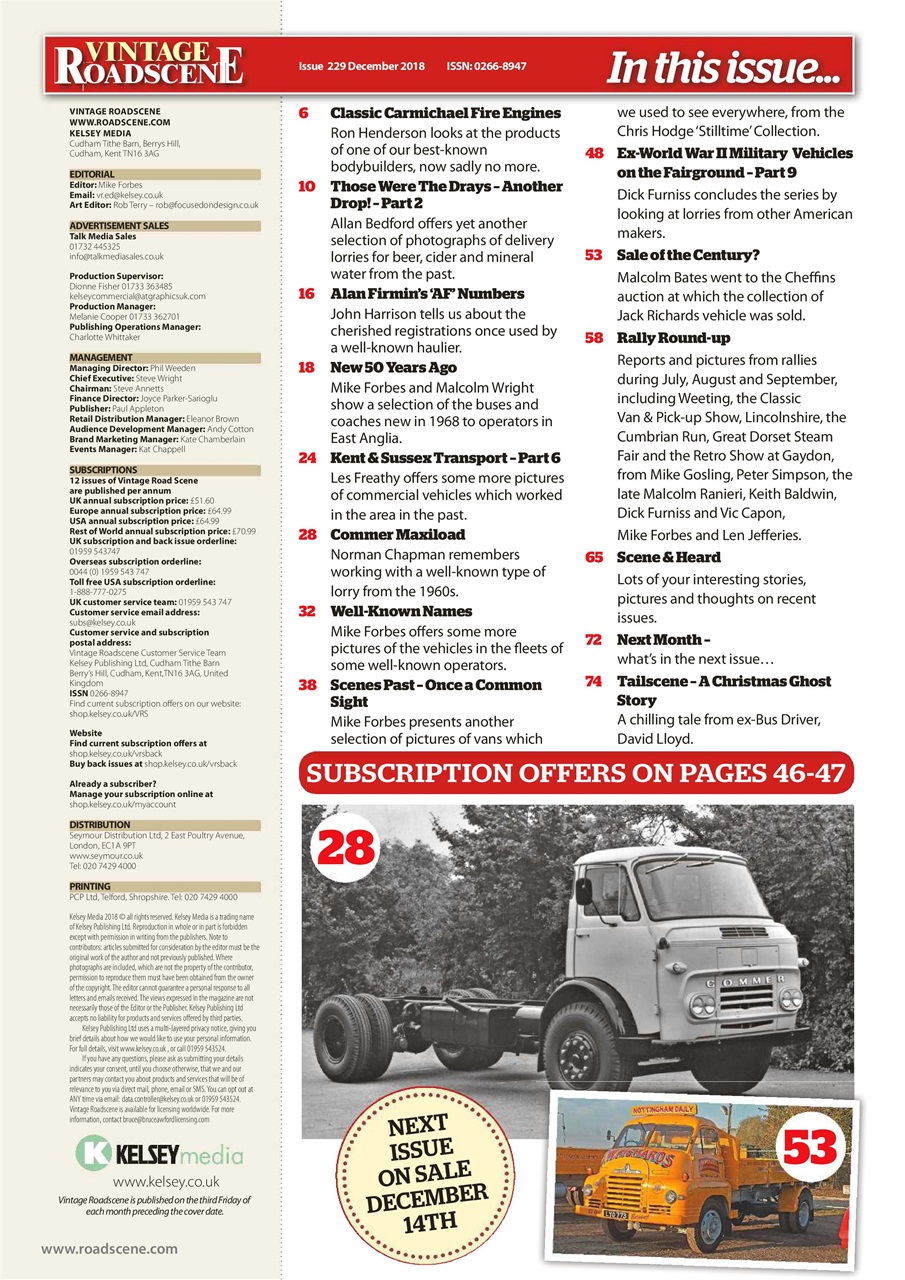 Vintage Roadscene Preview Pages