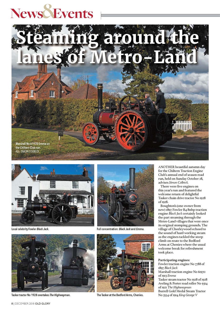 Old Glory Magazine Preview Pages