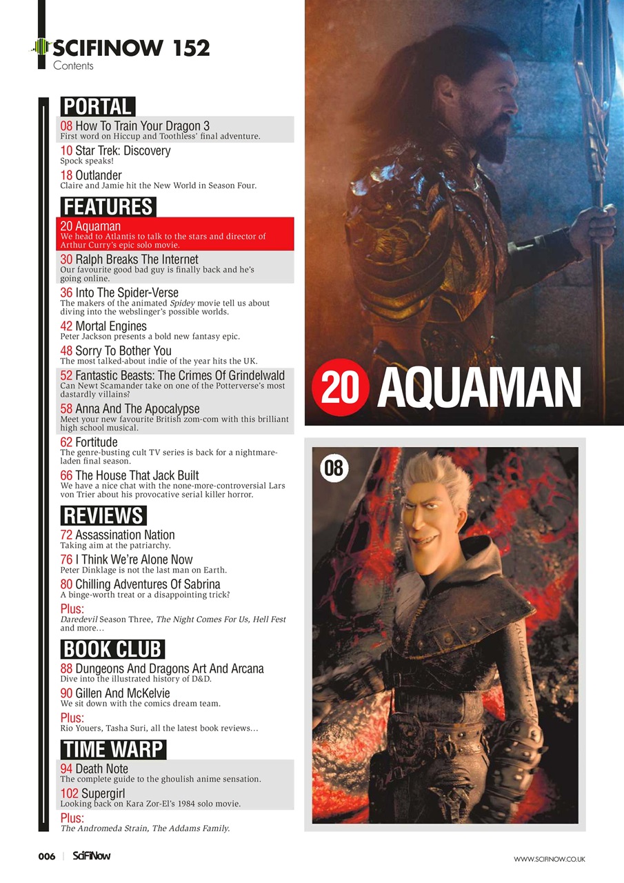 SciFiNow Preview Pages