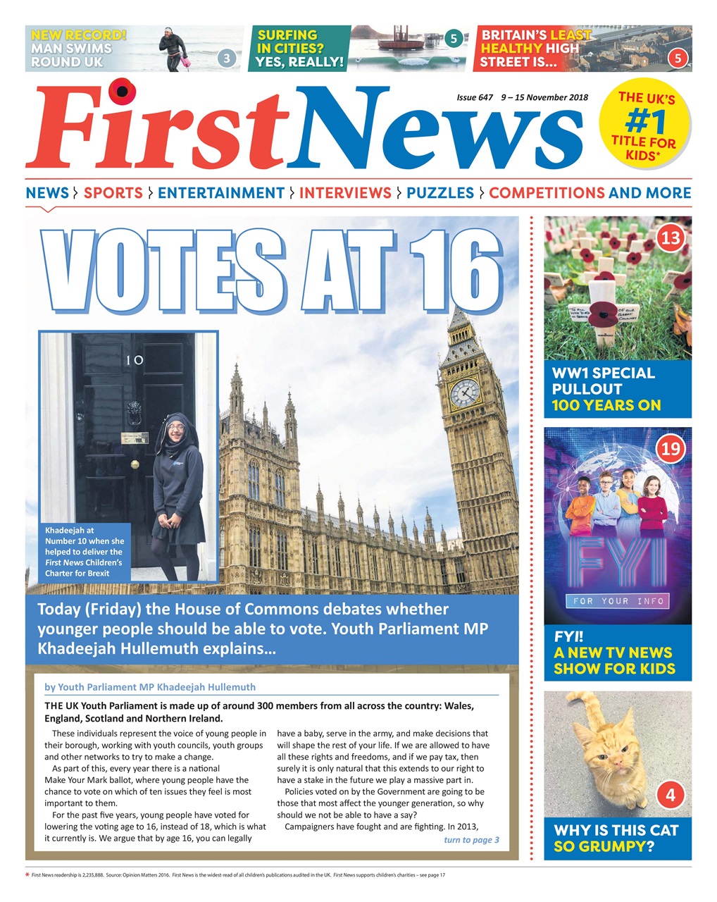 First News Preview Pages