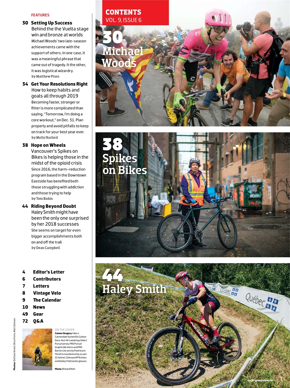 Canadian Cycling Magazine Preview Pages