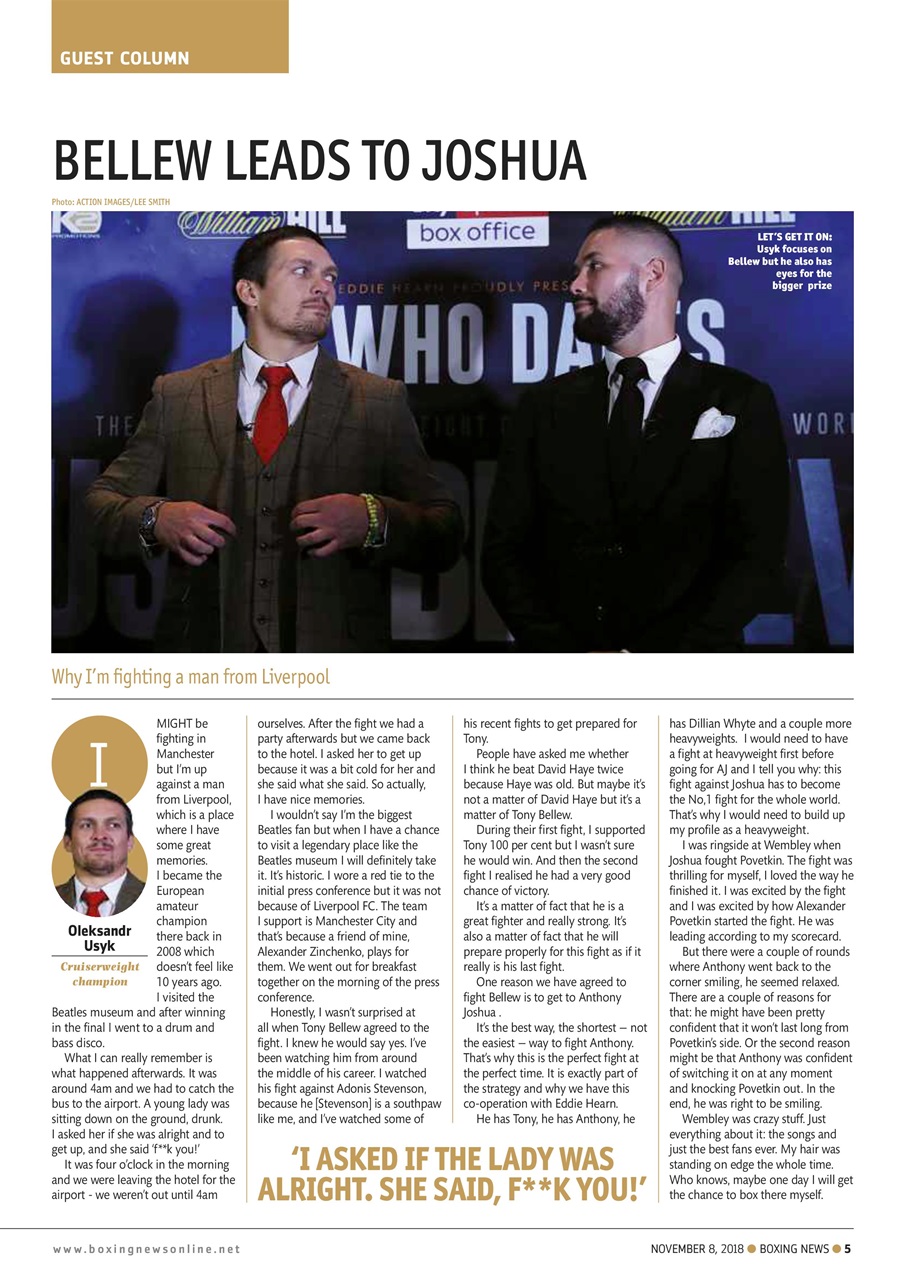 Boxing News Preview Pages