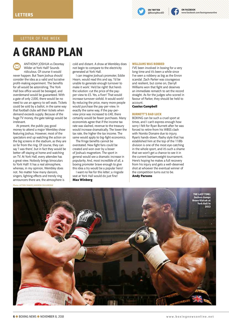 Boxing News Preview Pages