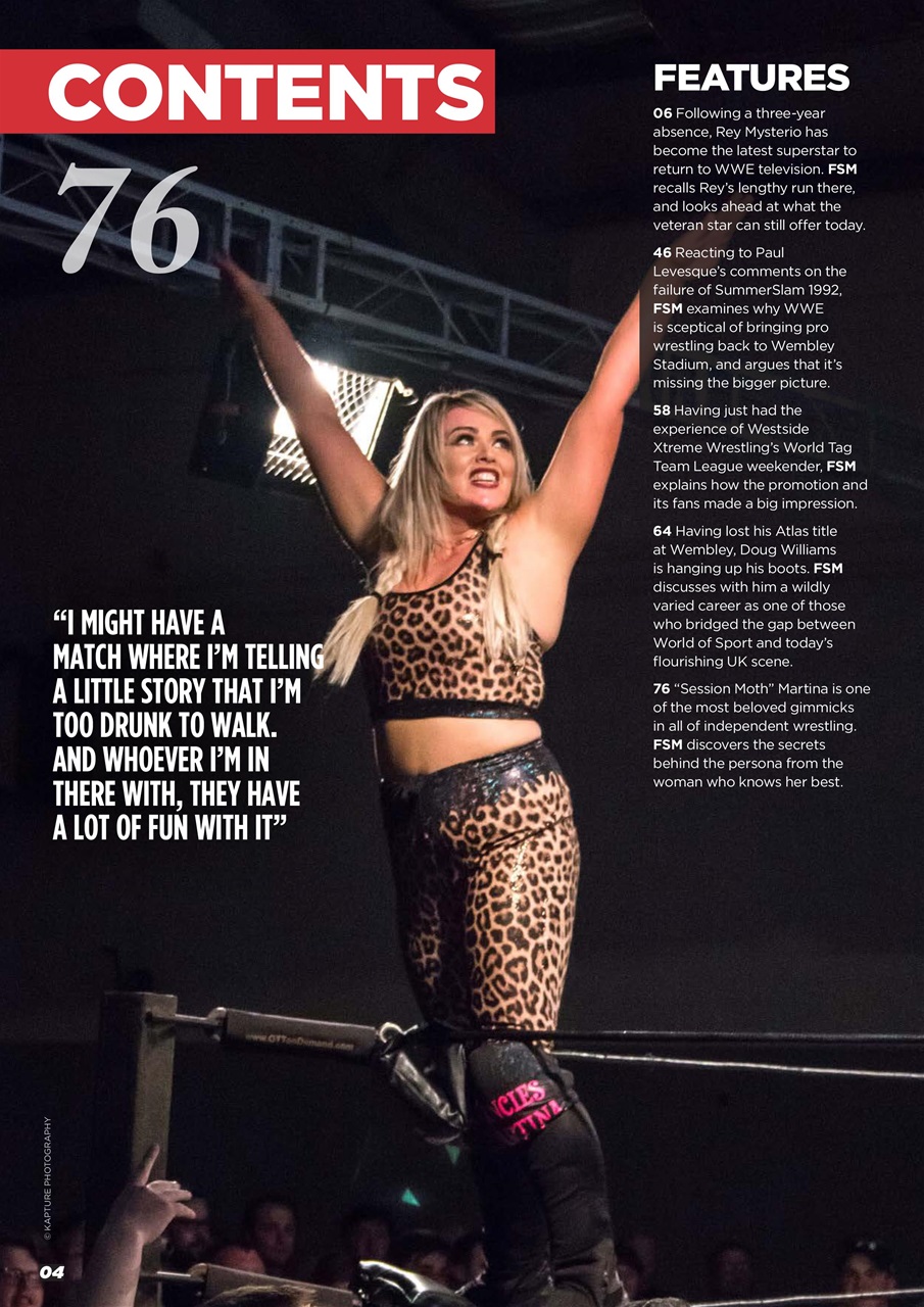 Wrestletalk Magazine Preview Pages