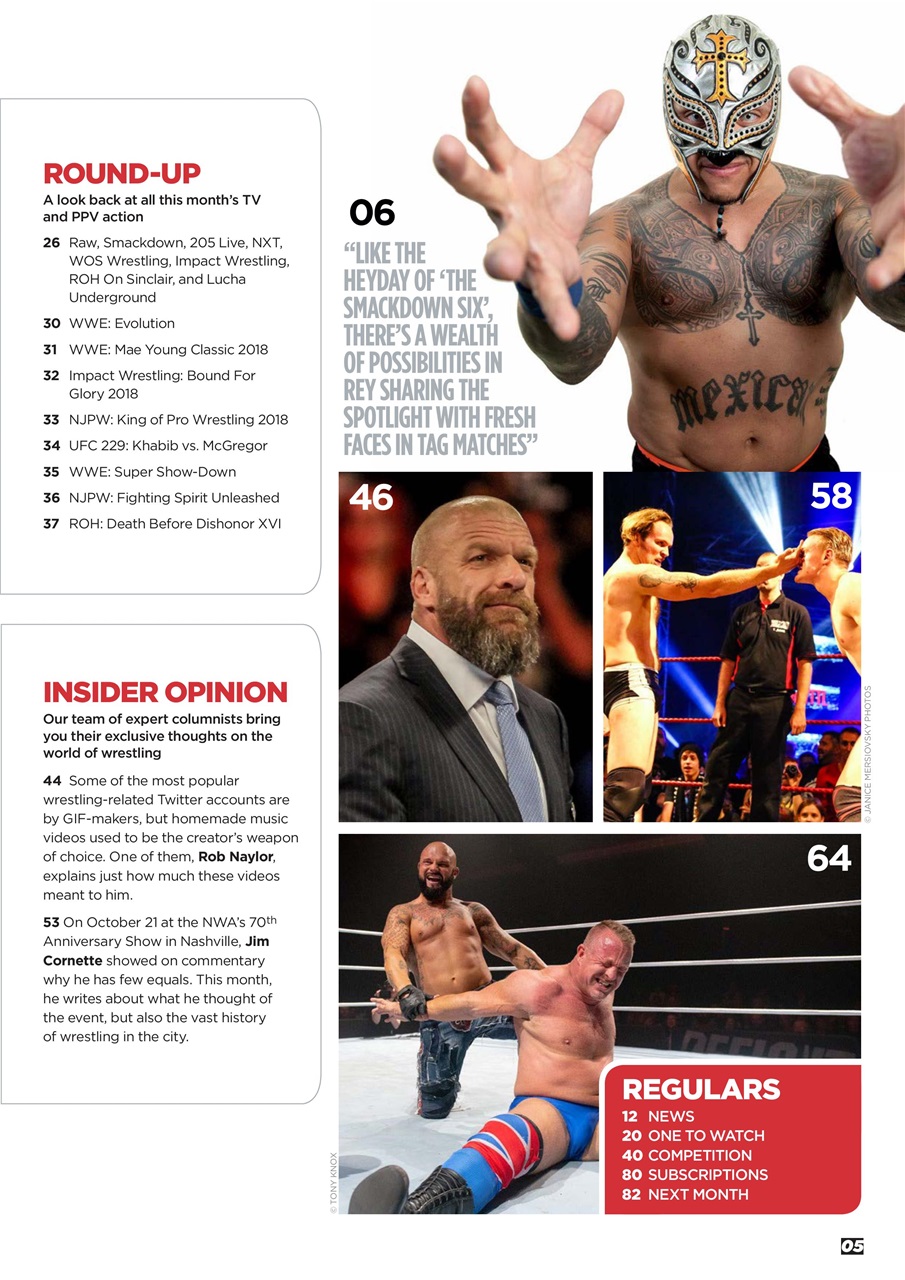 Wrestletalk Magazine Preview Pages