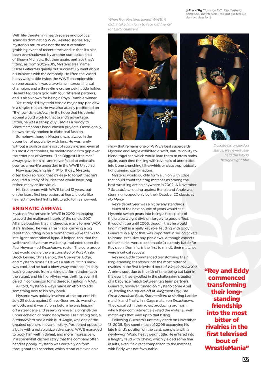 Wrestletalk Magazine Preview Pages