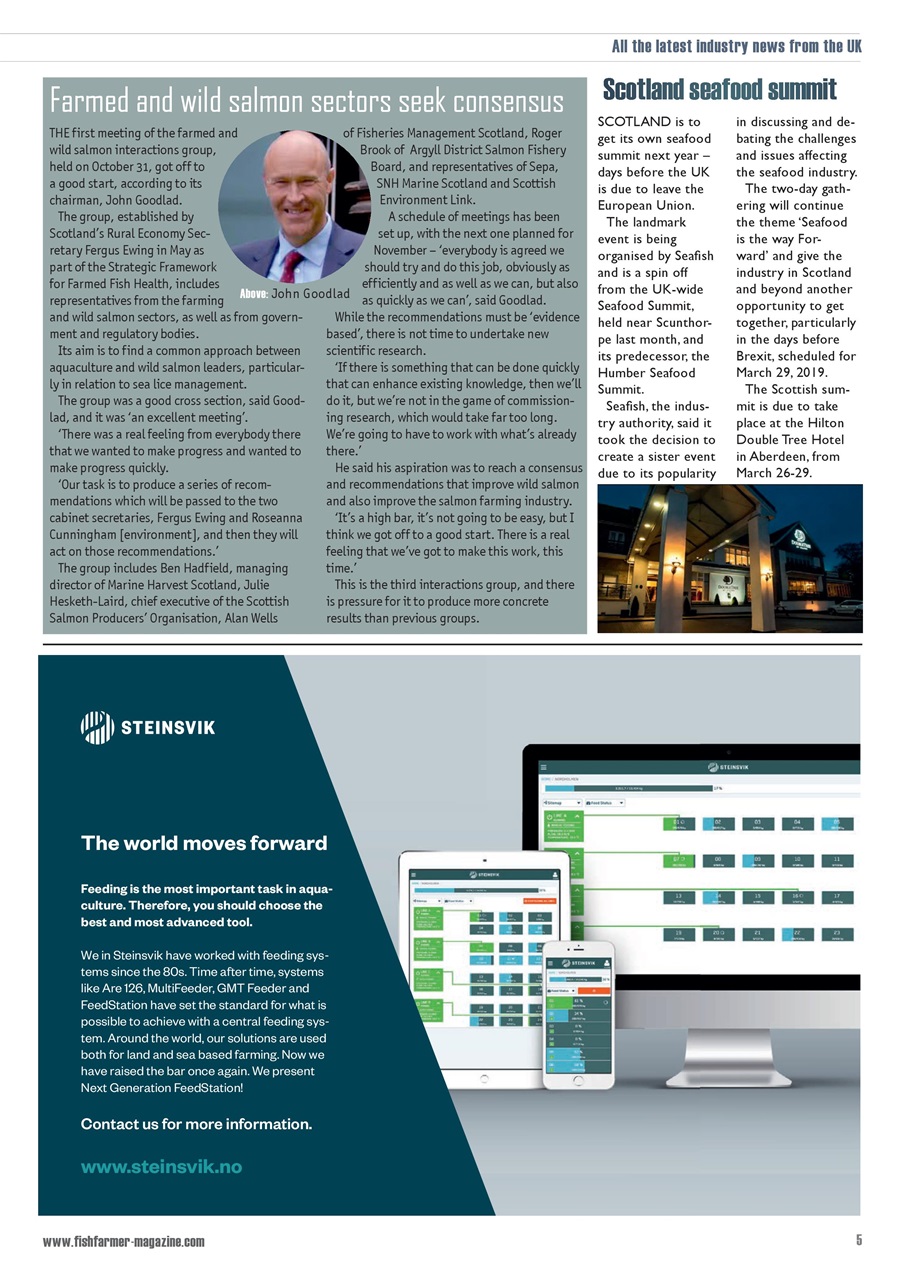Fish Farmer Magazine Preview Pages