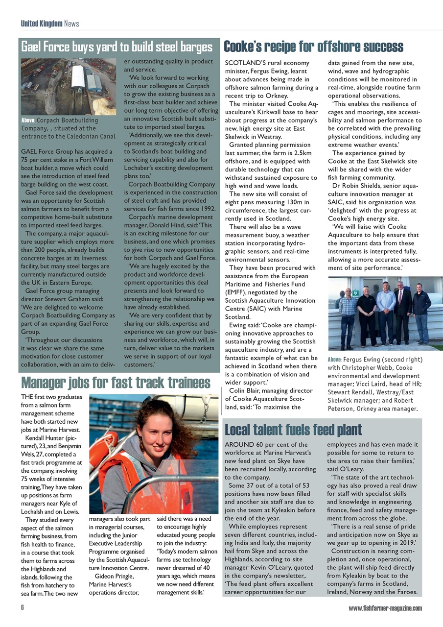 Fish Farmer Magazine Preview Pages